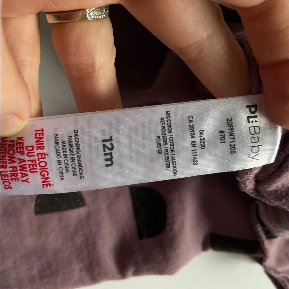 Petit Lem Ruffle sweatshirt